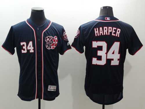 Washington Nationals #34 Bryce Harper Navy Blue 2016 Flexbase Collection Stitched Jersey,We sell and wholesale Washington Nationals #34 Bryce Harper Navy Blue 2016 Flexbase Collection Stitched Jersey on line form chian!